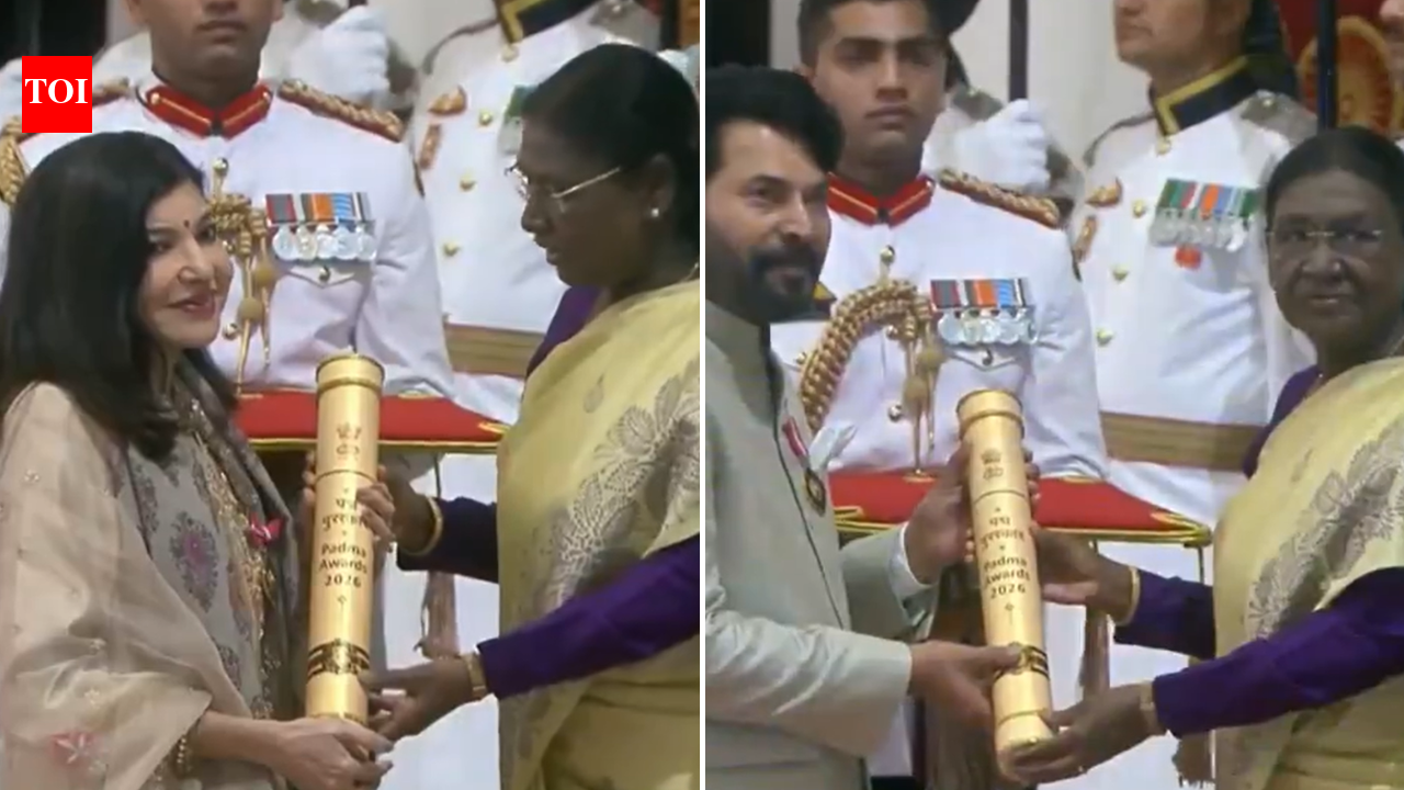 रोहित शर्मापासून अलका याज्ञिकपर्यंत: राष्ट्रपती मुर्मू यांनी राष्ट्रपती भवनात पद्म पुरस्कार प्रदान केले – संपूर्ण यादी पहा